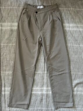 Abercrombie & Fitch Pleated Crossover Waist Pants